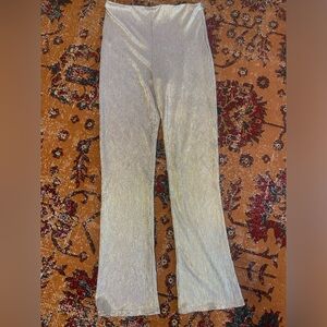 Asos Design Metallic Gold Pants